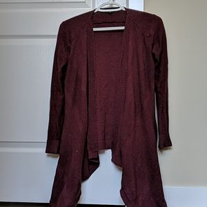 Burgundy cardigan dynamite size xs-s